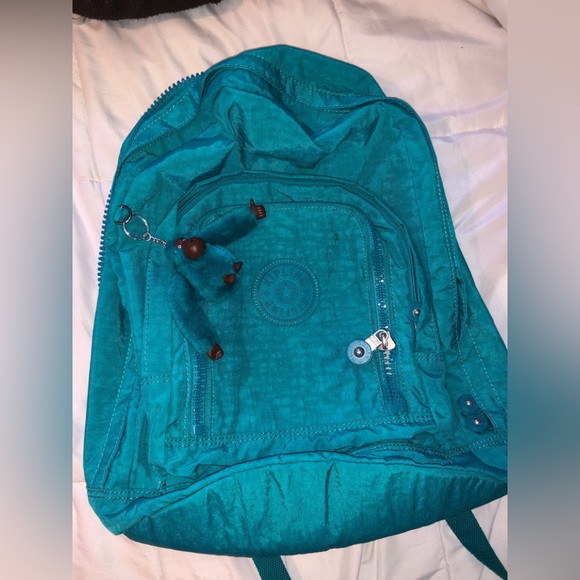 Kipling Bags Teal Large Kipling Backpack Poshmark